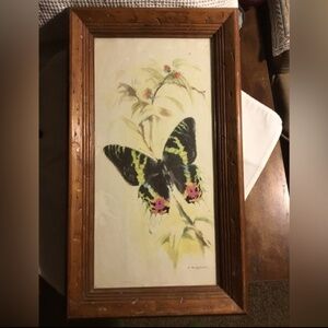 Vincent B.Ballestar~Water Color Painting~Vintage L 18.25” x W 10.25”